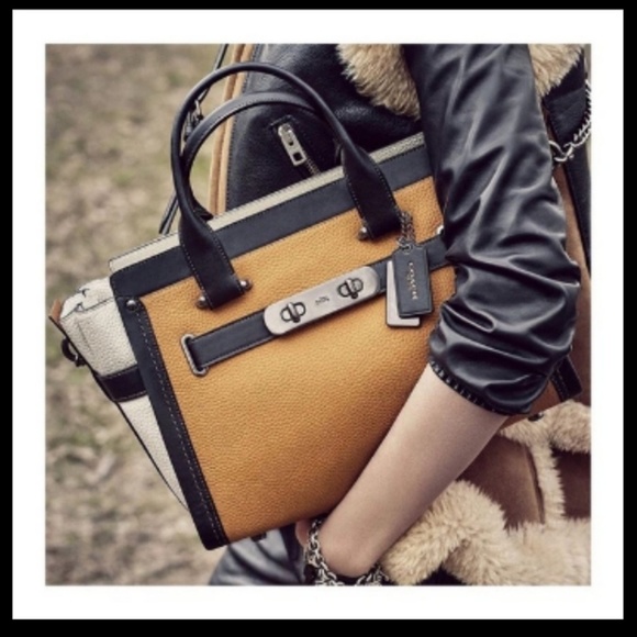 Coach Handbags - Limited Edition Honey Block Coach Swagger 33